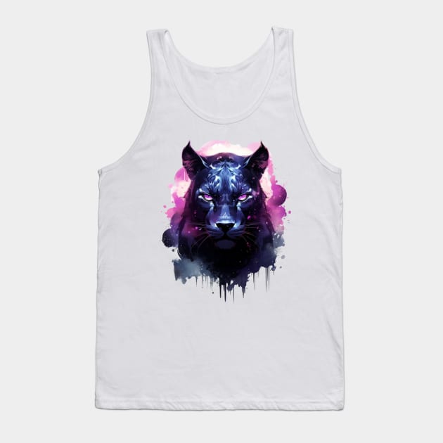 Black Panther Design Tank Top by LetsGetInspired